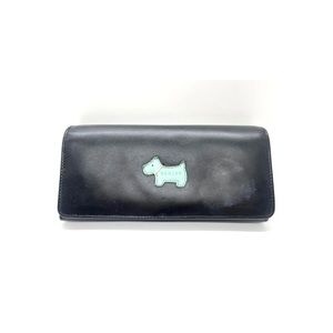 Black Wallet with Dog Logo